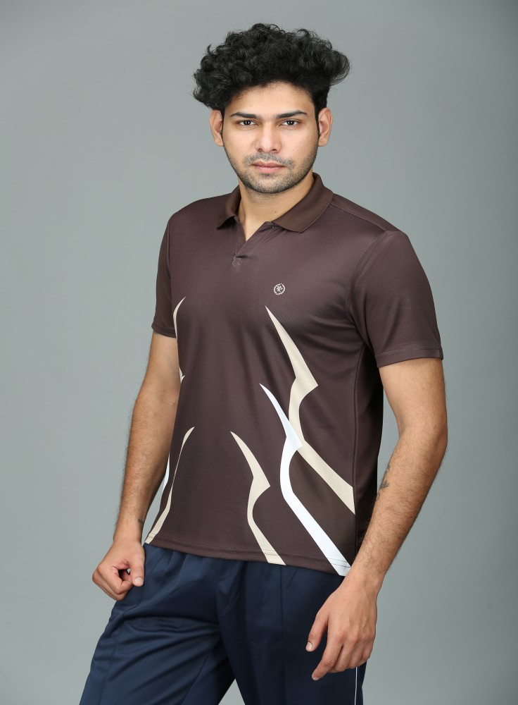 Snuff Sublimation T-Shirt with Beige Pattern