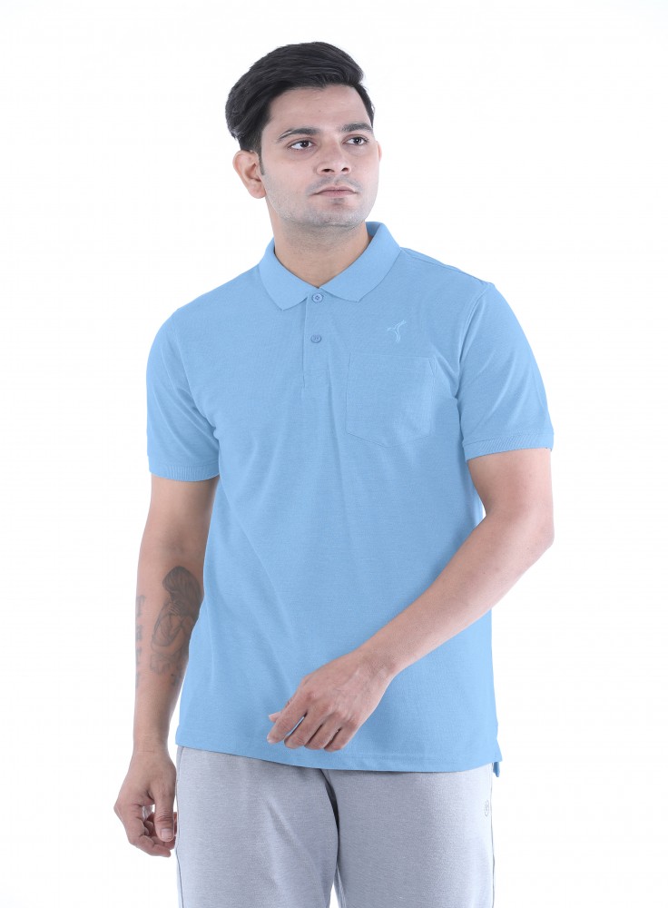 POLO T SHIRTS - SKY BLUE