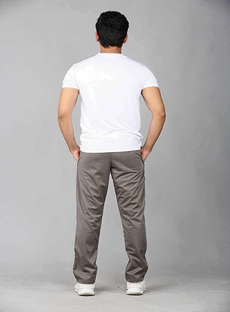 Medium Grey Jogging Wear with Grey Stripped White T-Shirt